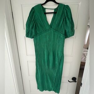 By Anthropologie Green Midi Dress